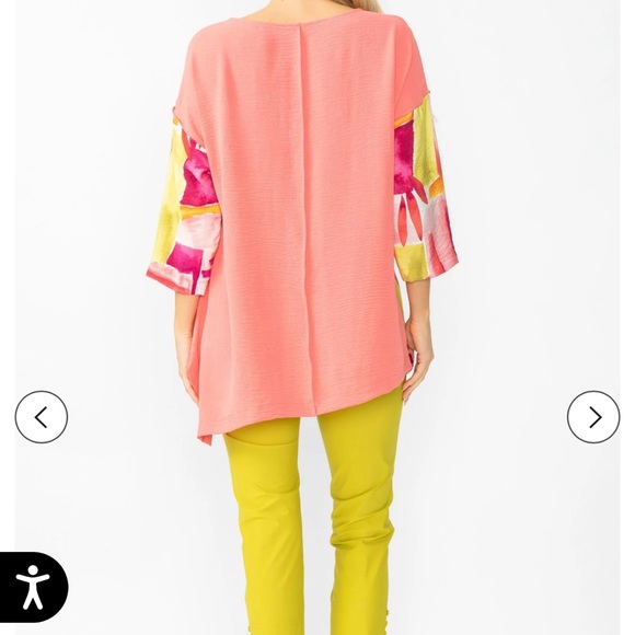 Colorful Abstract Women's Top - Picture 2 of 7